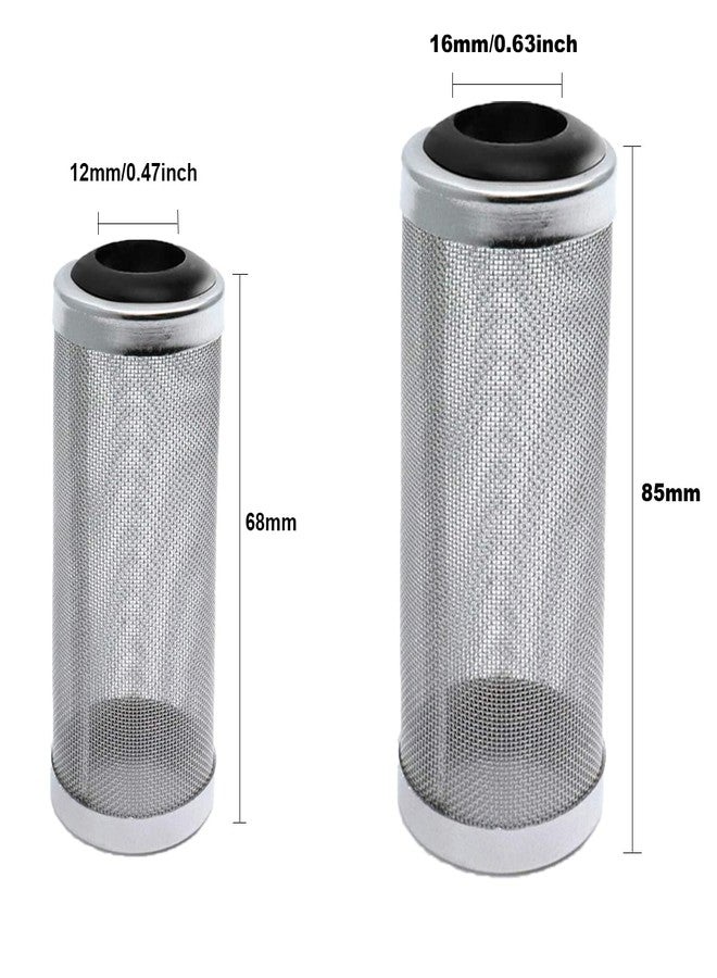 Bilindasly 16mm Stainless Steel Aquarium Inflow Inlet Filter Aquarium Filter Intake Cover Fish Shrimp Mesh Net Filter Guard Fish Tank Intake Strainer Cover - Image 2